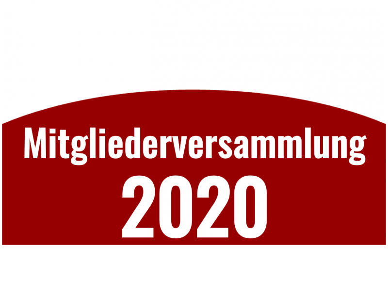 Mitgliederversammlung 2020